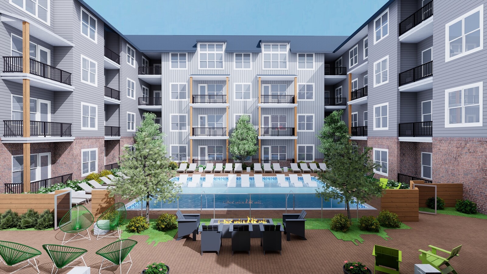 Pool Courtyard