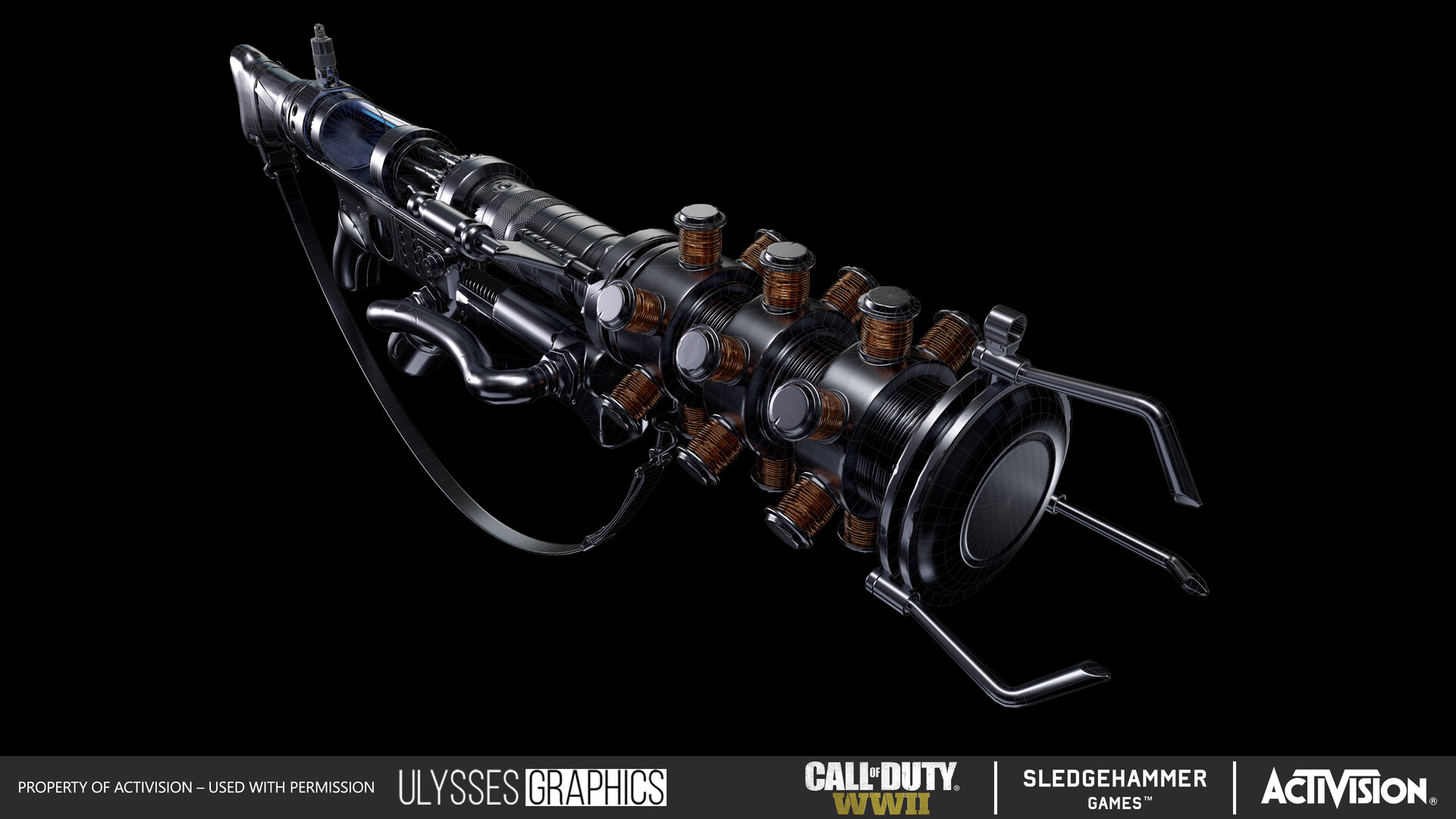 3D file Call Of Duty WW2 Zombies Tesla Rifle 🤙・3D printer model to download ・Cults