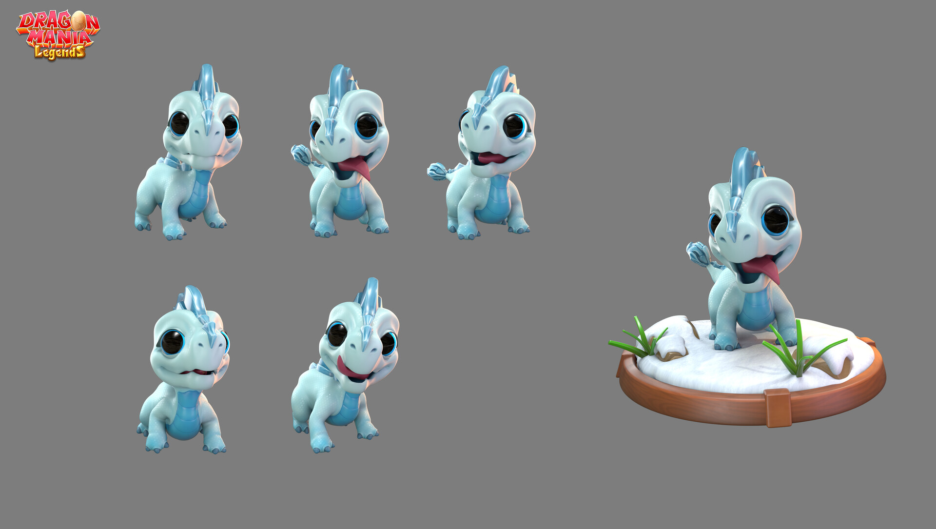 ArtStation Dragon Mania Legends Marketing assets