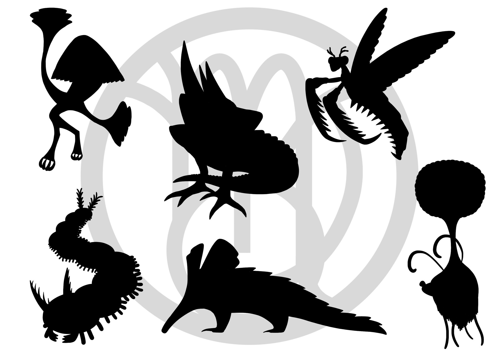 Ian Lou - [Concept Art] Silhouettes