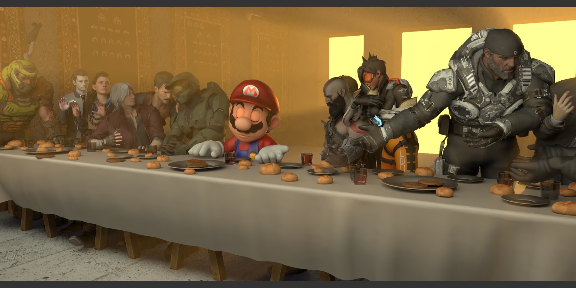 ArtStation - The Last Supper, Video Games
