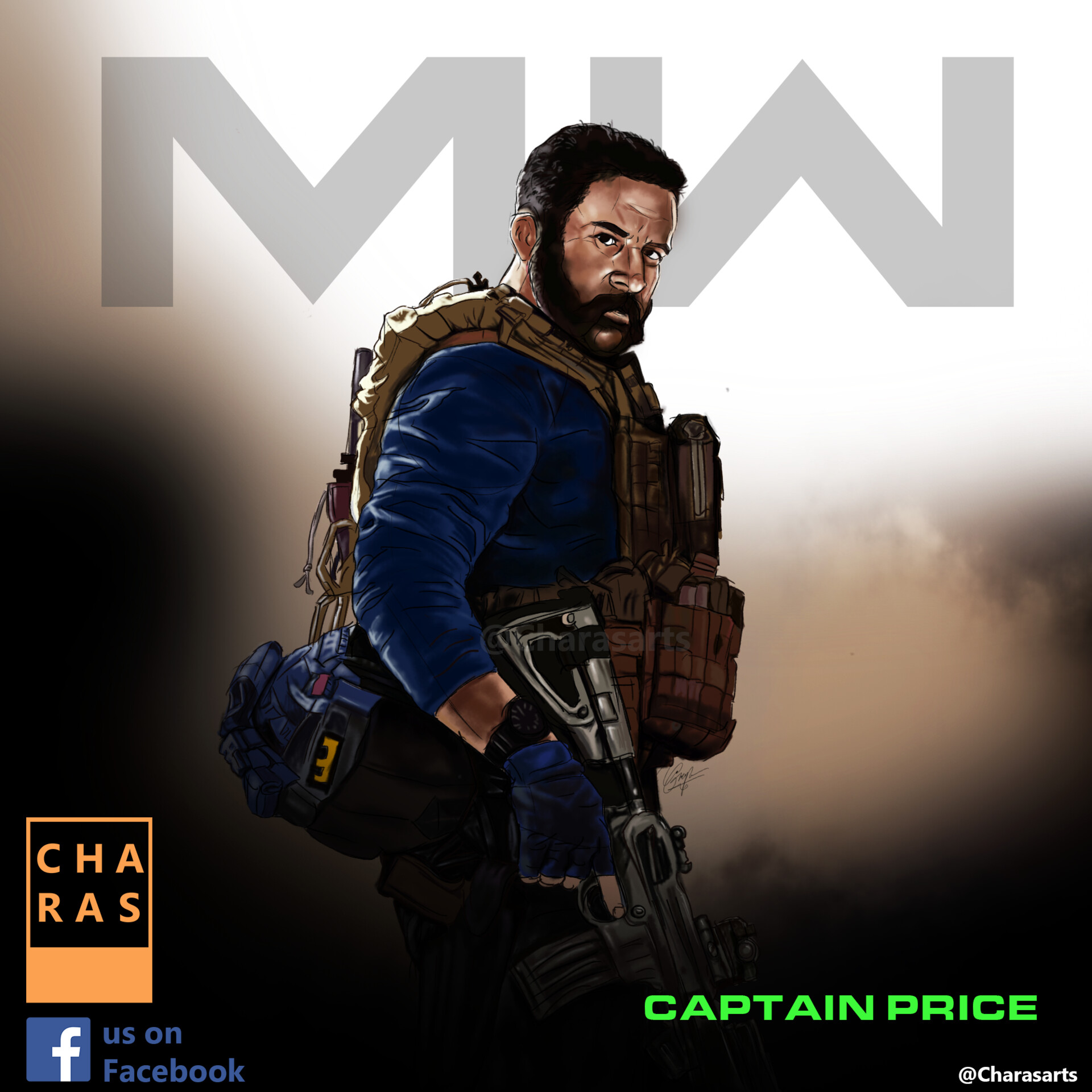ArtStation - Captain price Call of duty modern warfare