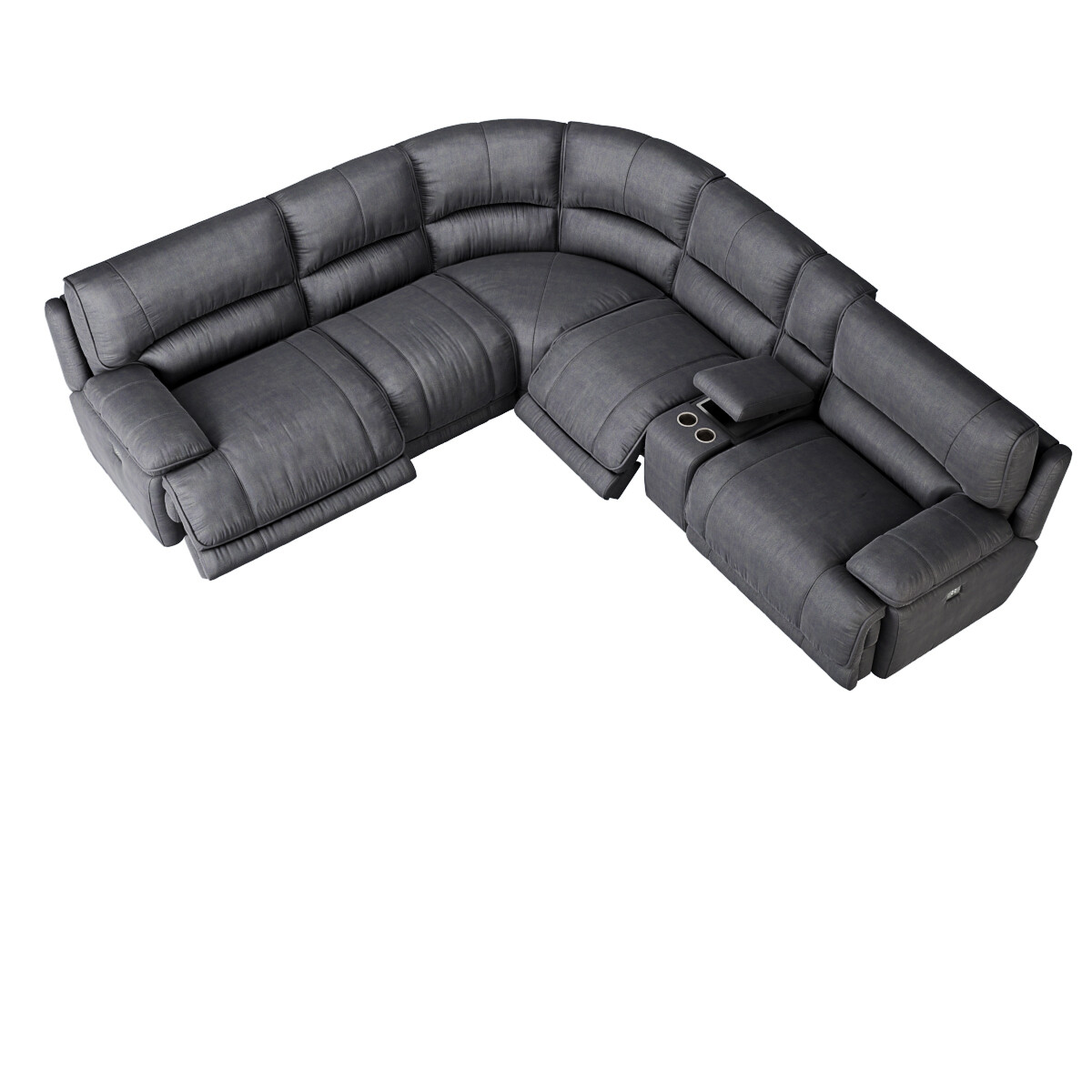 American signature sectional with recliner sale