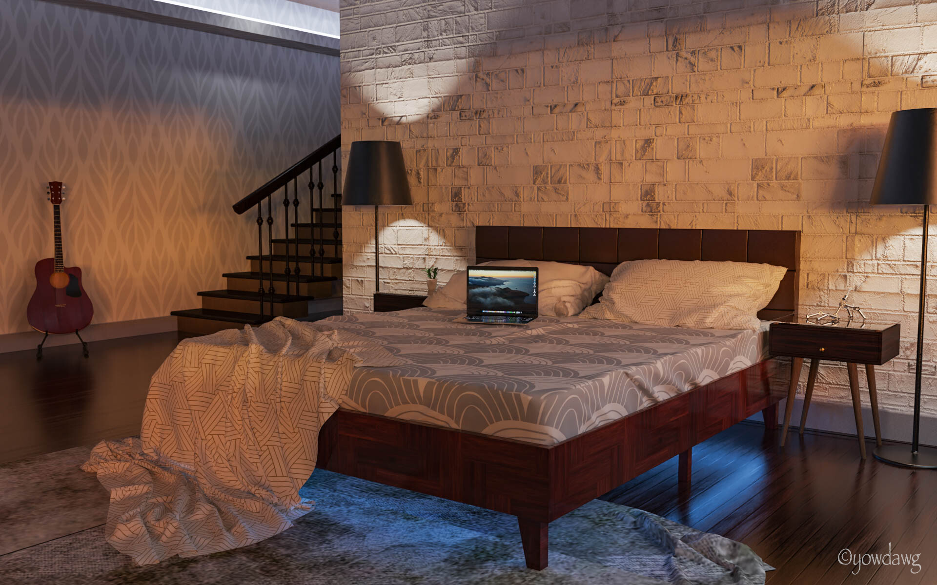 Pratyush Bhadola Basement Bedroom