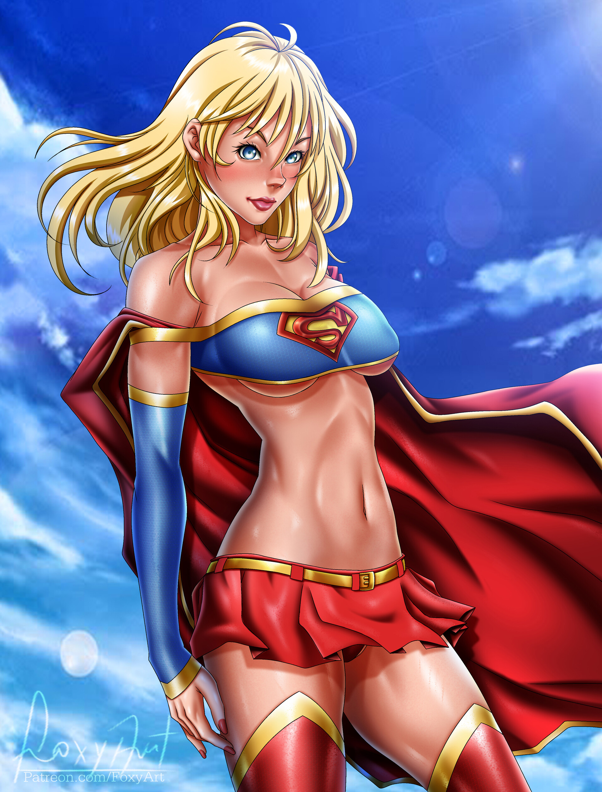 Artstation Pin Up Supergirl 1081