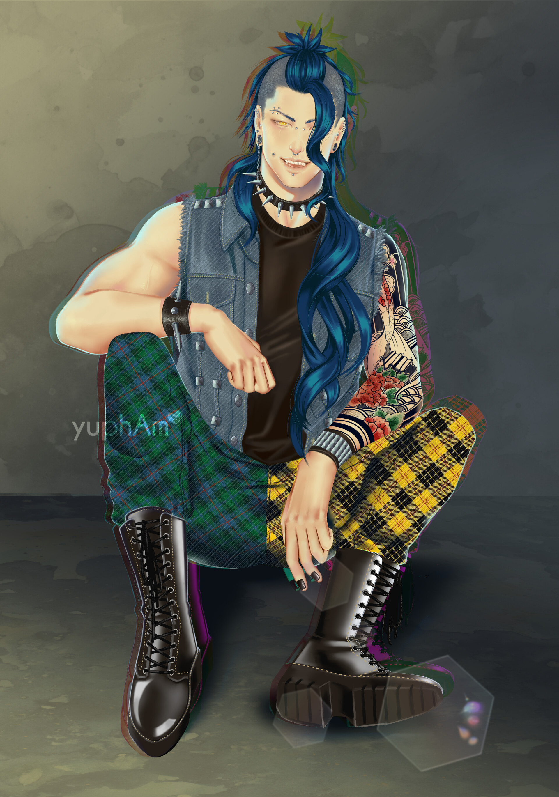 Casual punk outfits hot sale