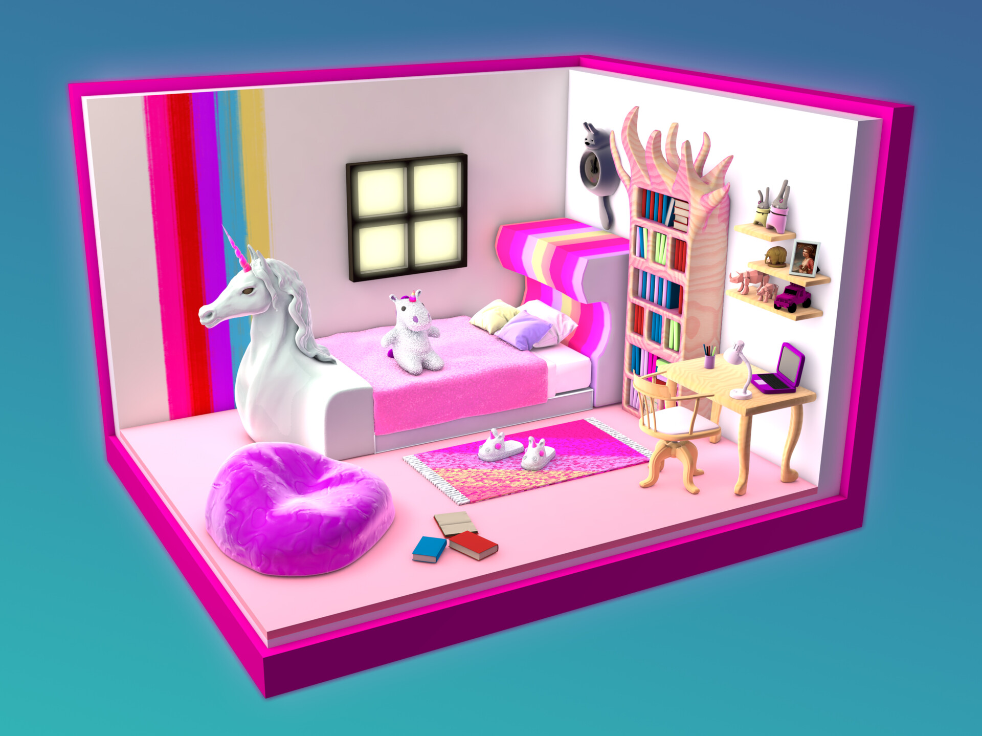 ArtStation - Unicorn Room