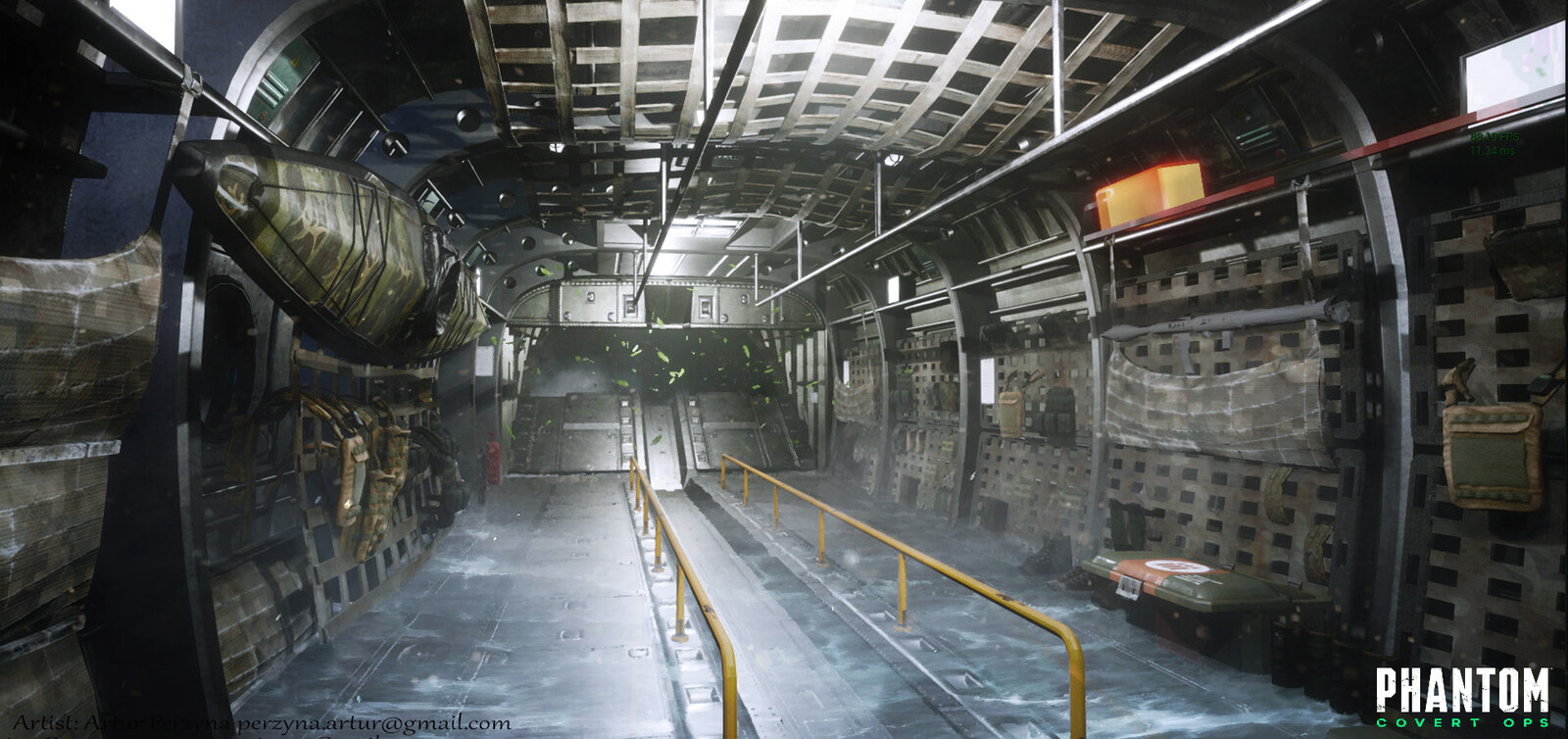 Chinook Helicopter, Unreal 4
Game startup enviro in Phantom: Covert ops