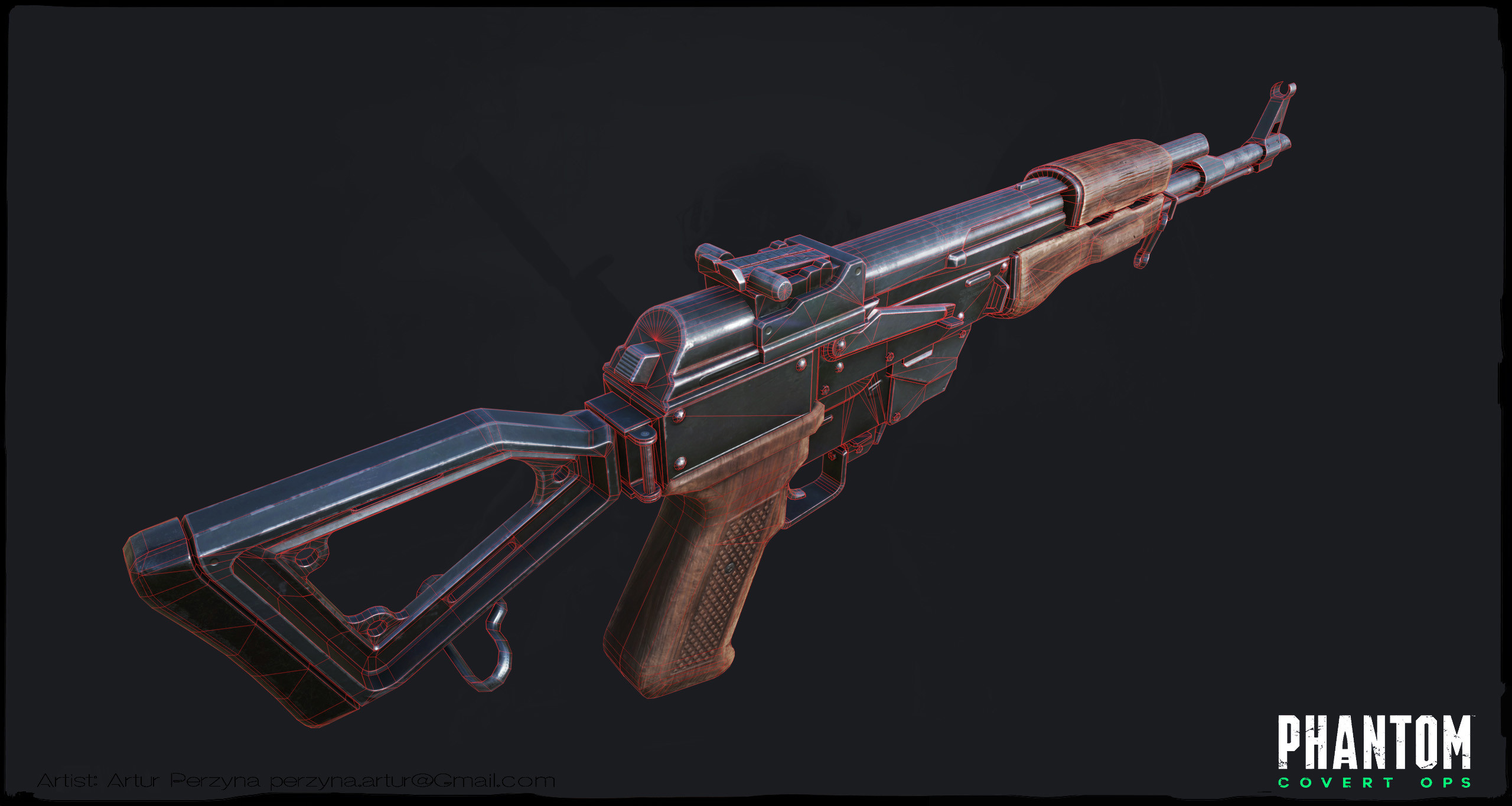 Substance Painter - AKSM with Custom Stock