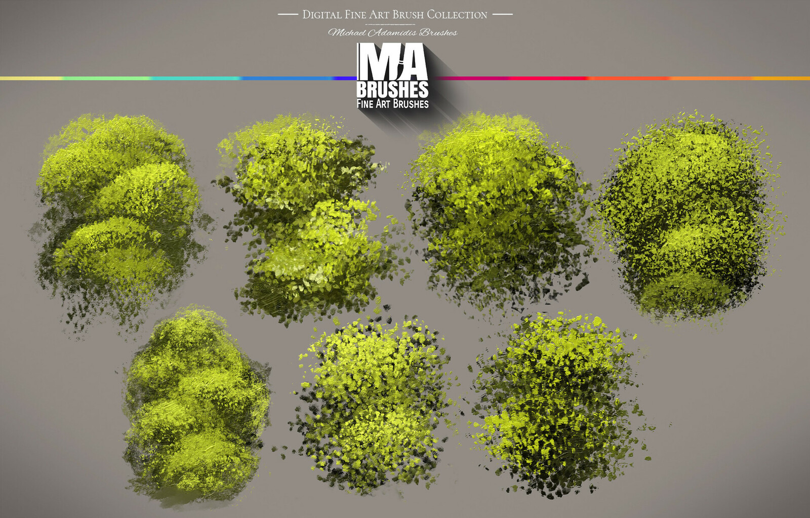 MA-BRUSHES - MaxRealistic Photoshop Brushes with Oil Texture!