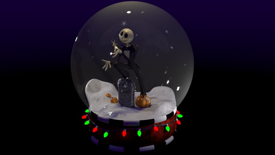 Artstation Jack Snow Globe Maggie Mcdermott