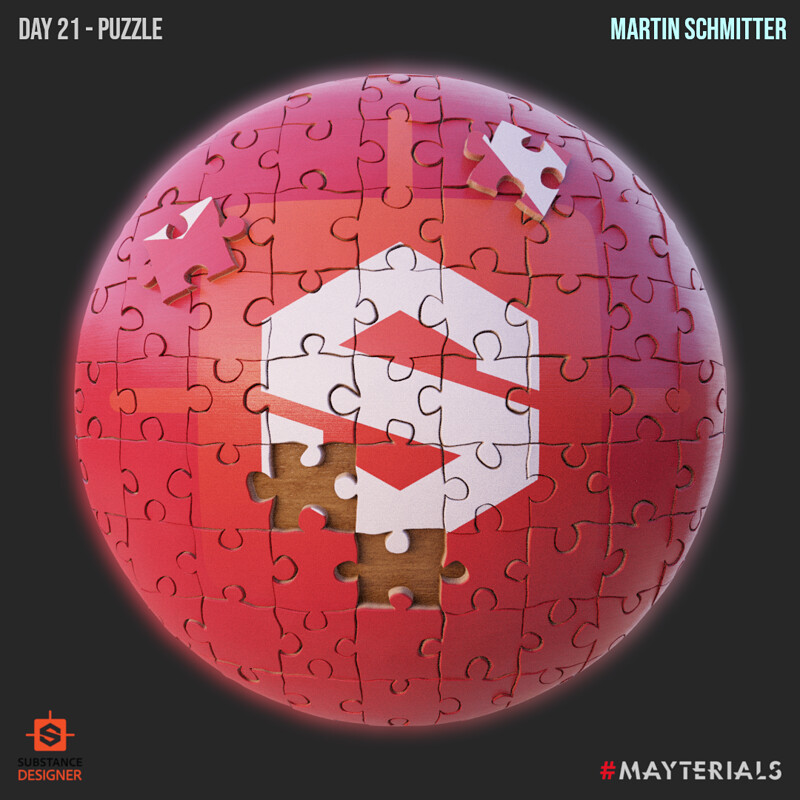 Mayterials - Day 21 - Puzzle (Substance Puzzle)