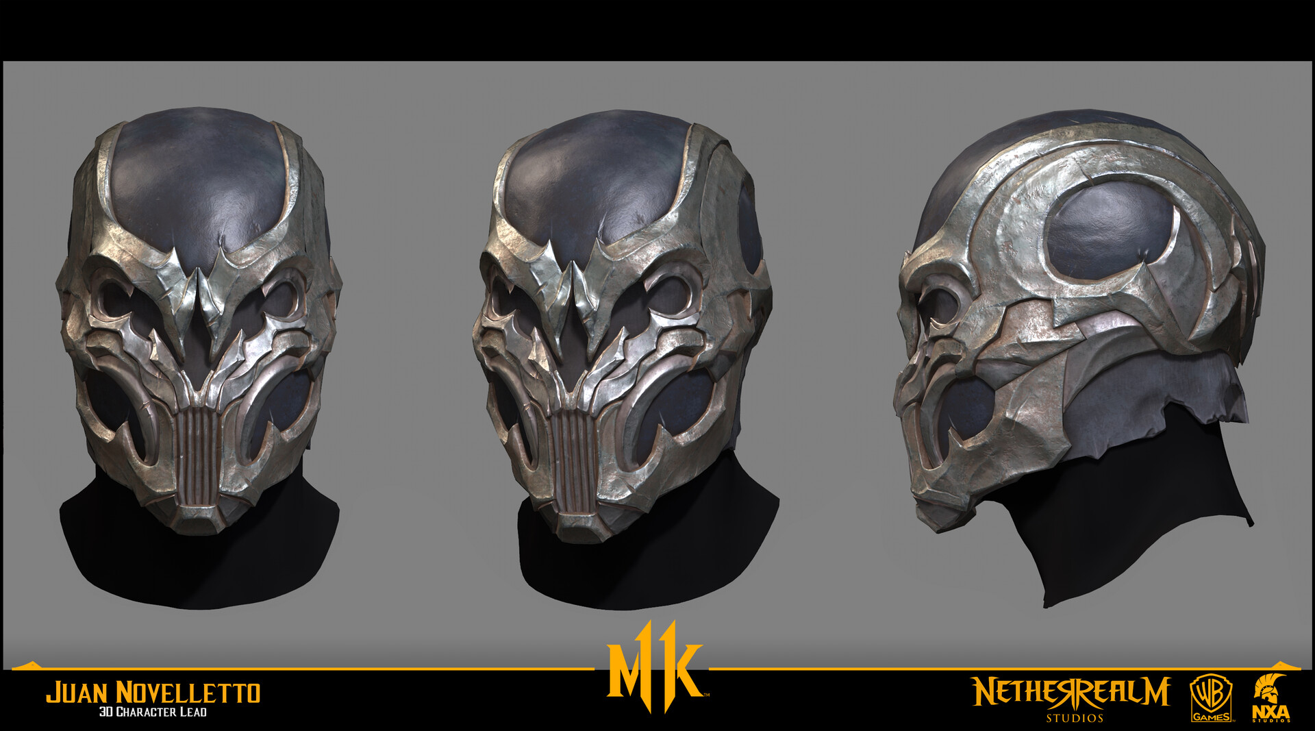 Artstation Noob Saibot Masks Mortal Kombat 11 Gears Juan