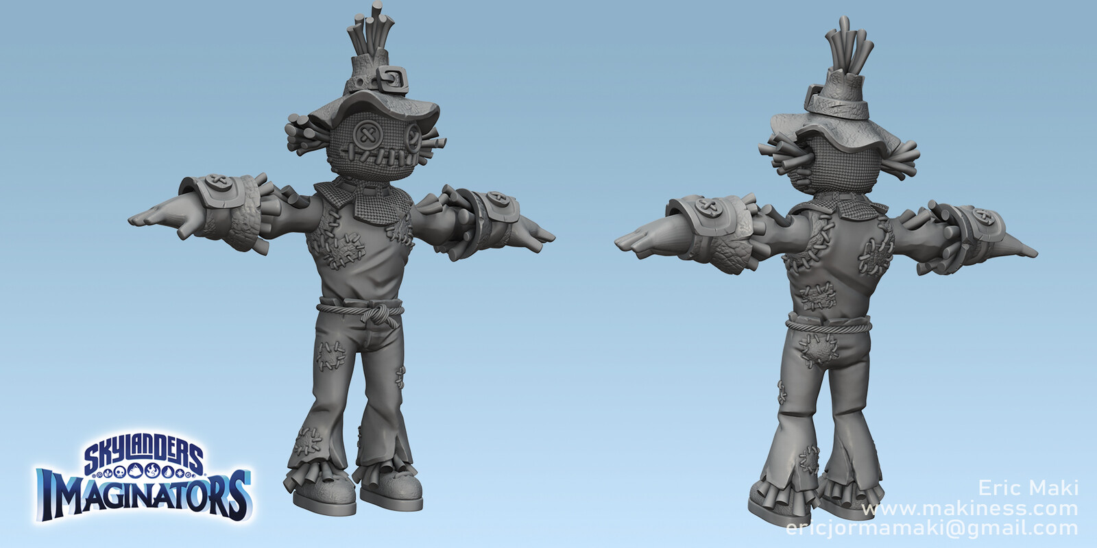 Scarecrow Set Sculpt