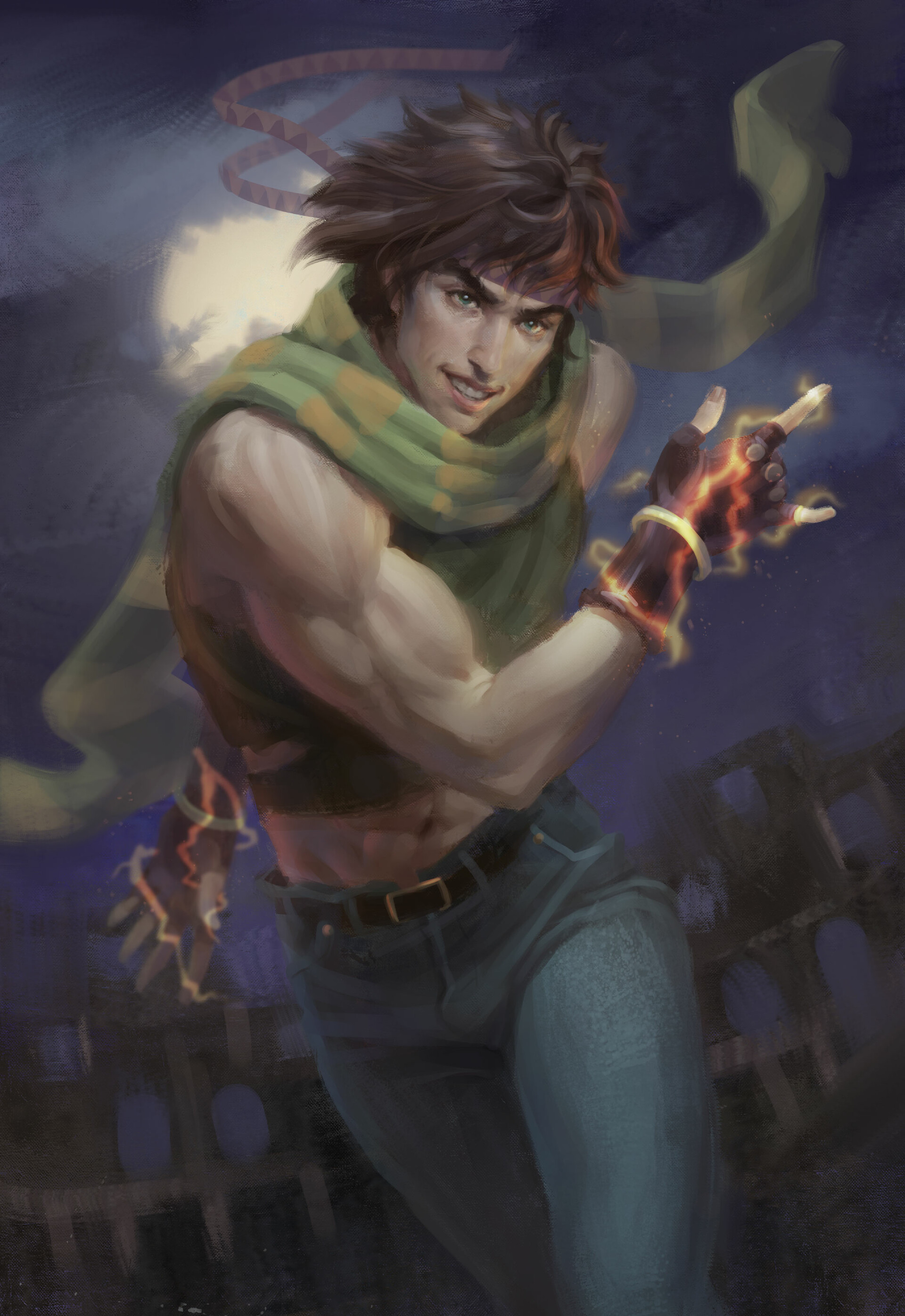 Artstation Joseph Joestar Fanart Jojo Ksenia Shepel