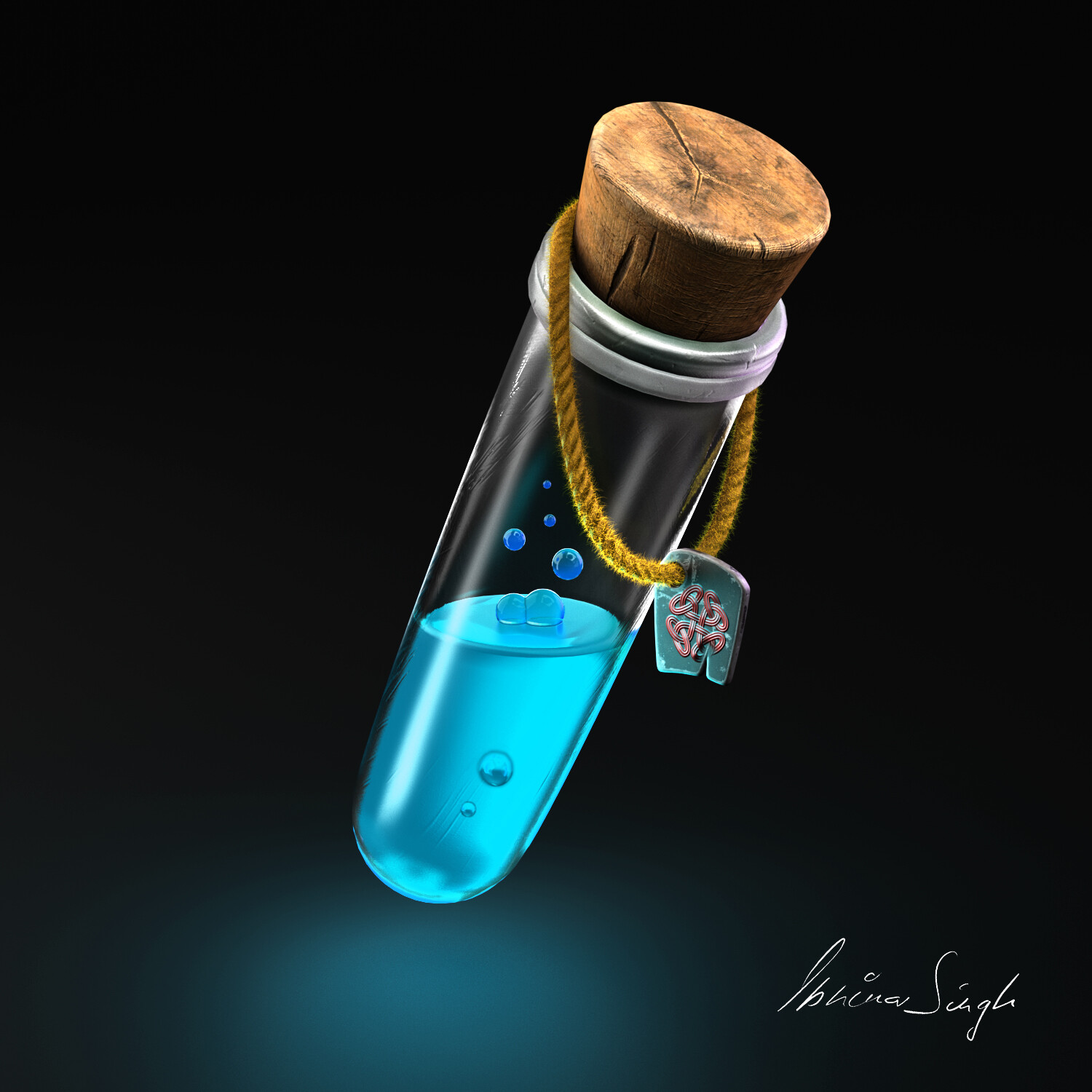 ArtStation - Vial of magic potion