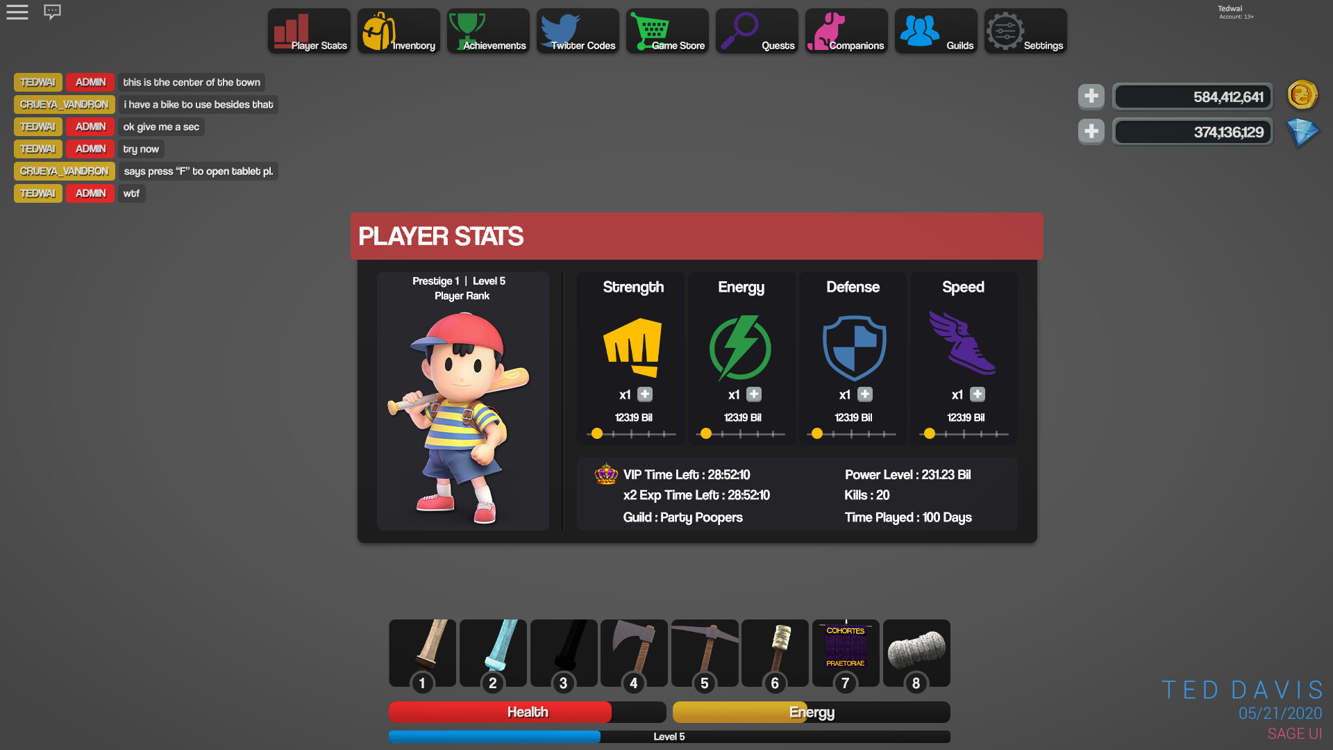Player Stats - Roblox