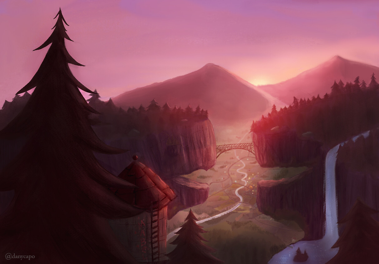 Daniela Capo Gravity Falls Art Background Twin brother and sister dipper and mabel pines are in for an unexpected adventure when they spend. daniela capo