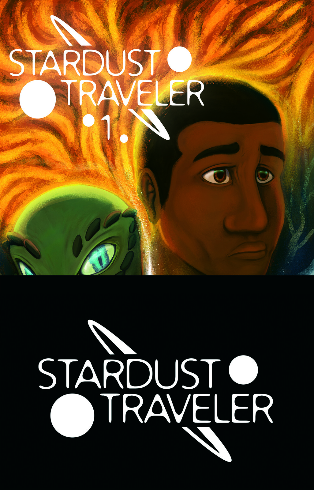 Logo design for comic project Stardust Traveler written and created by TY Nereim.