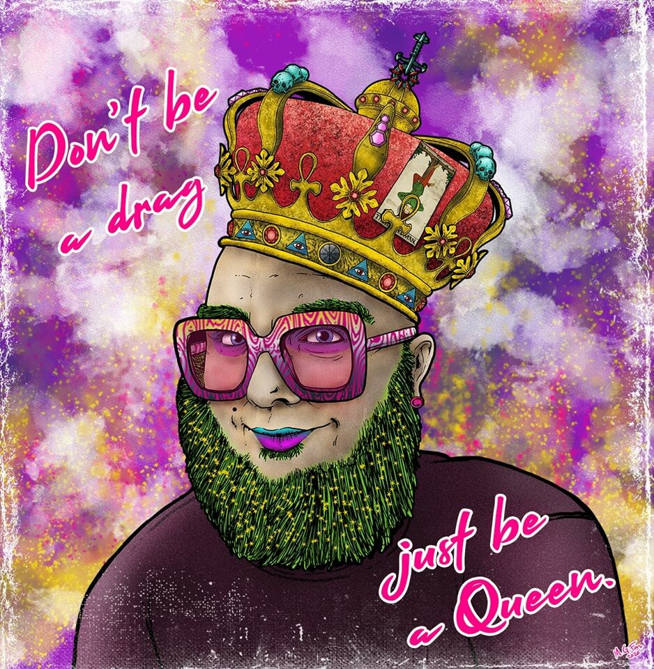 Just be a Queen - Self-portrait