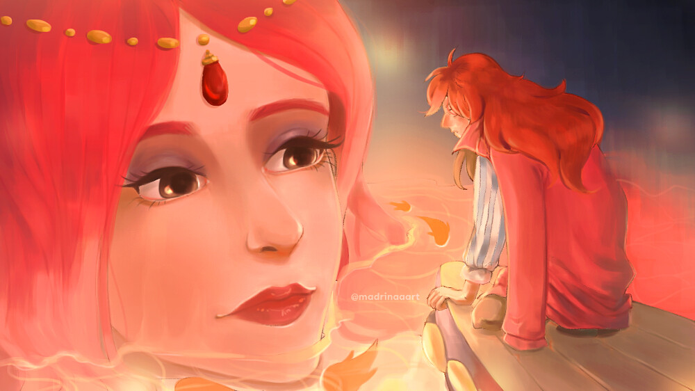Artstation Ghibli Redraw Ponyo S Mom Madel Crudo