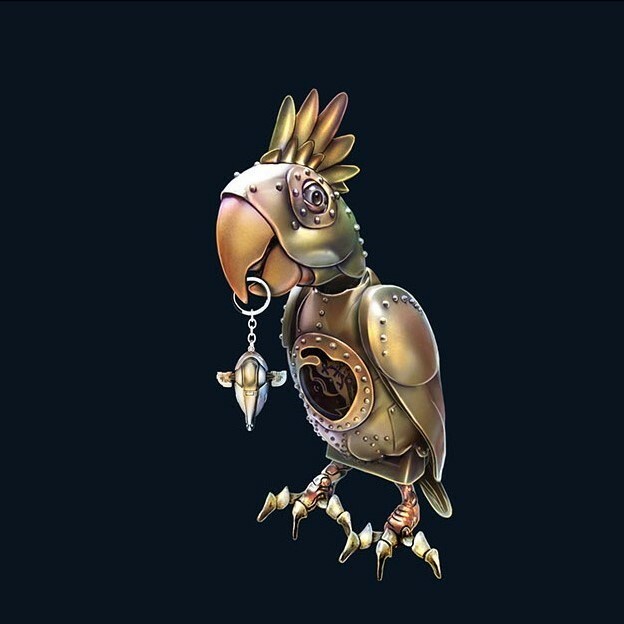 ArtStation Inventory "Mechanical Parrot"