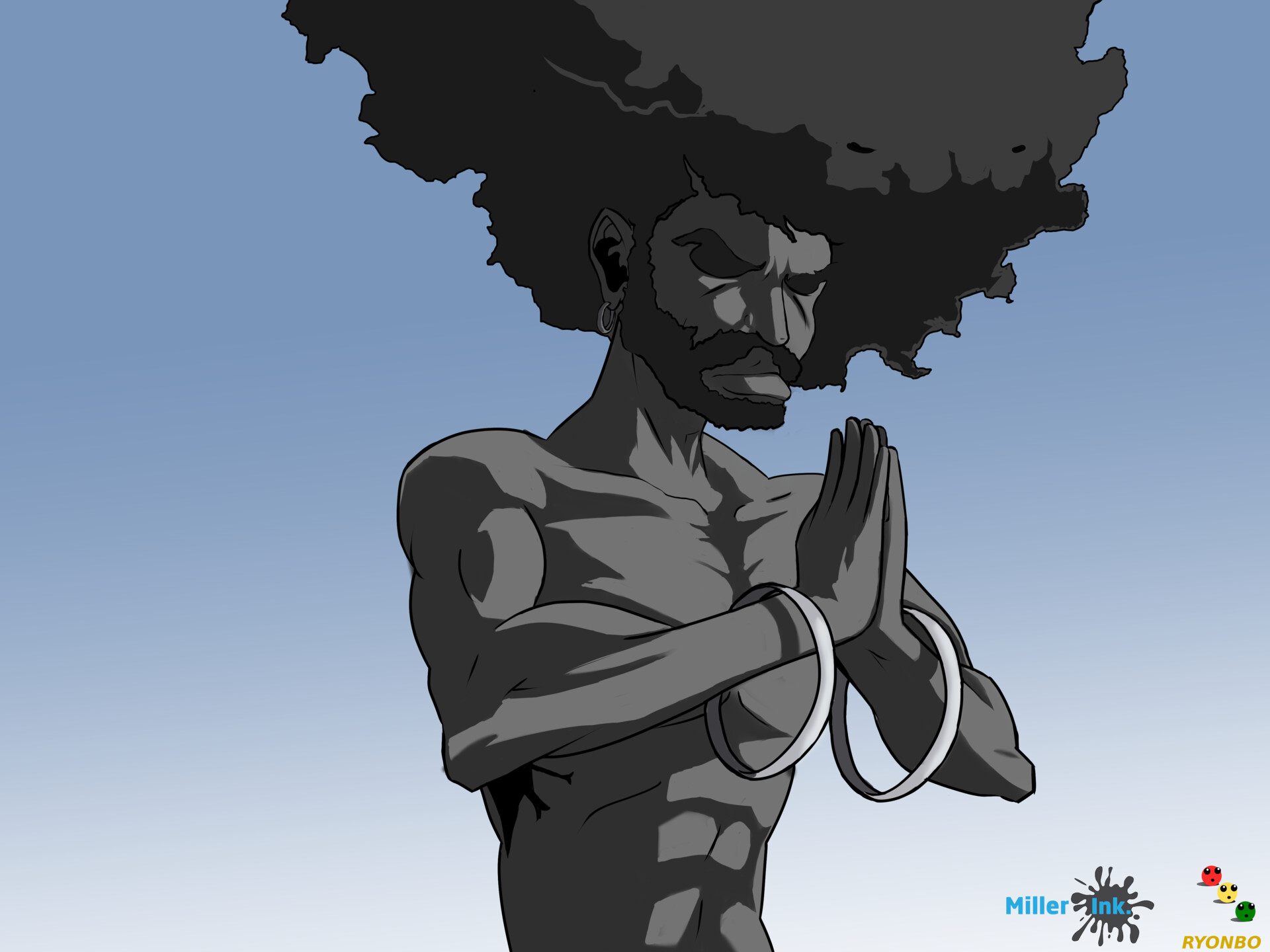ArtStation - Fanart - Afro Samurai