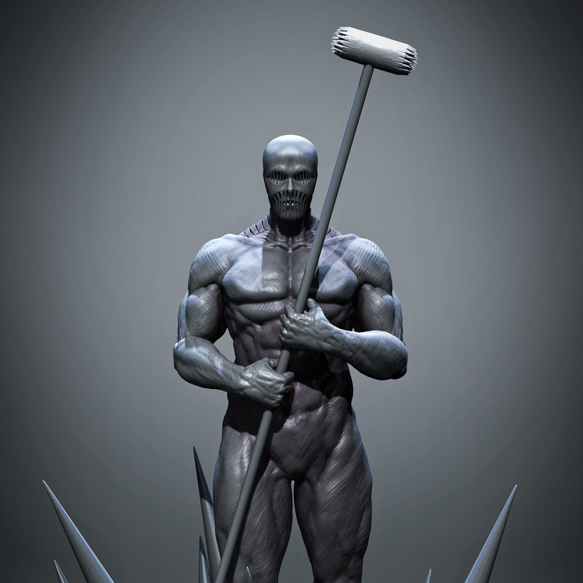 ArtStation - the War Hammer titan - on -