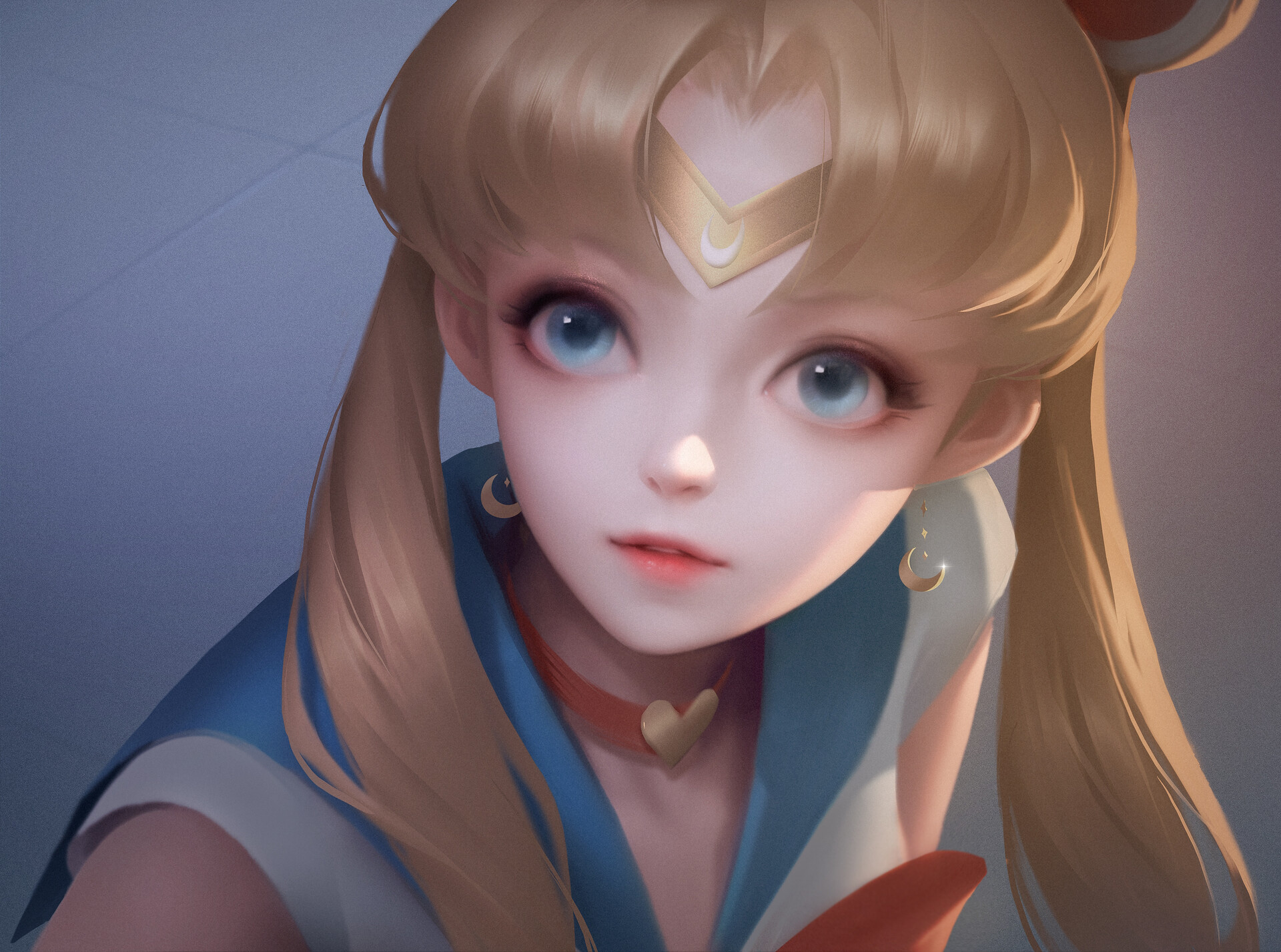 Viki 二晴 Sailor Moon 水兵月重绘