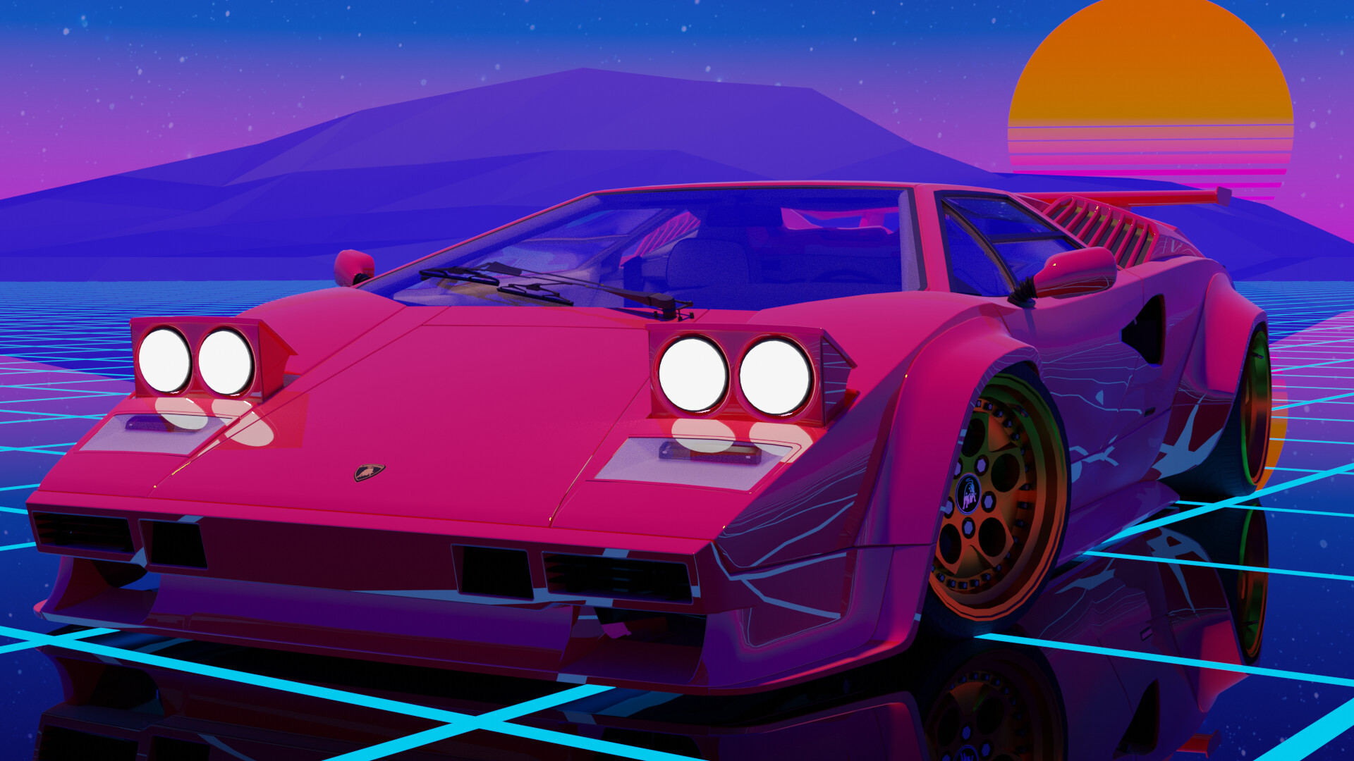 ArtStation - 1990 Lamborghini Countach 25th Anniversary NFS