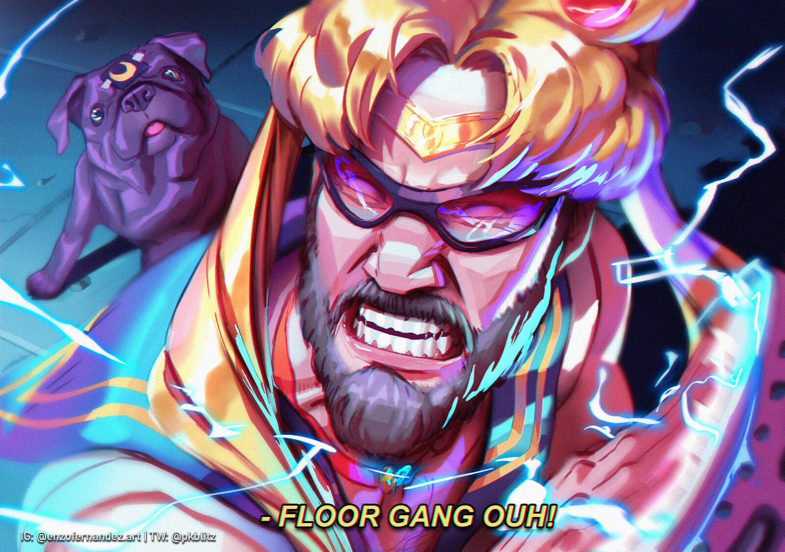 Enzo Fernandez - FLOOR GANG (Pewdiepie x #SailorMoonRedraw) + TIMELAPSE