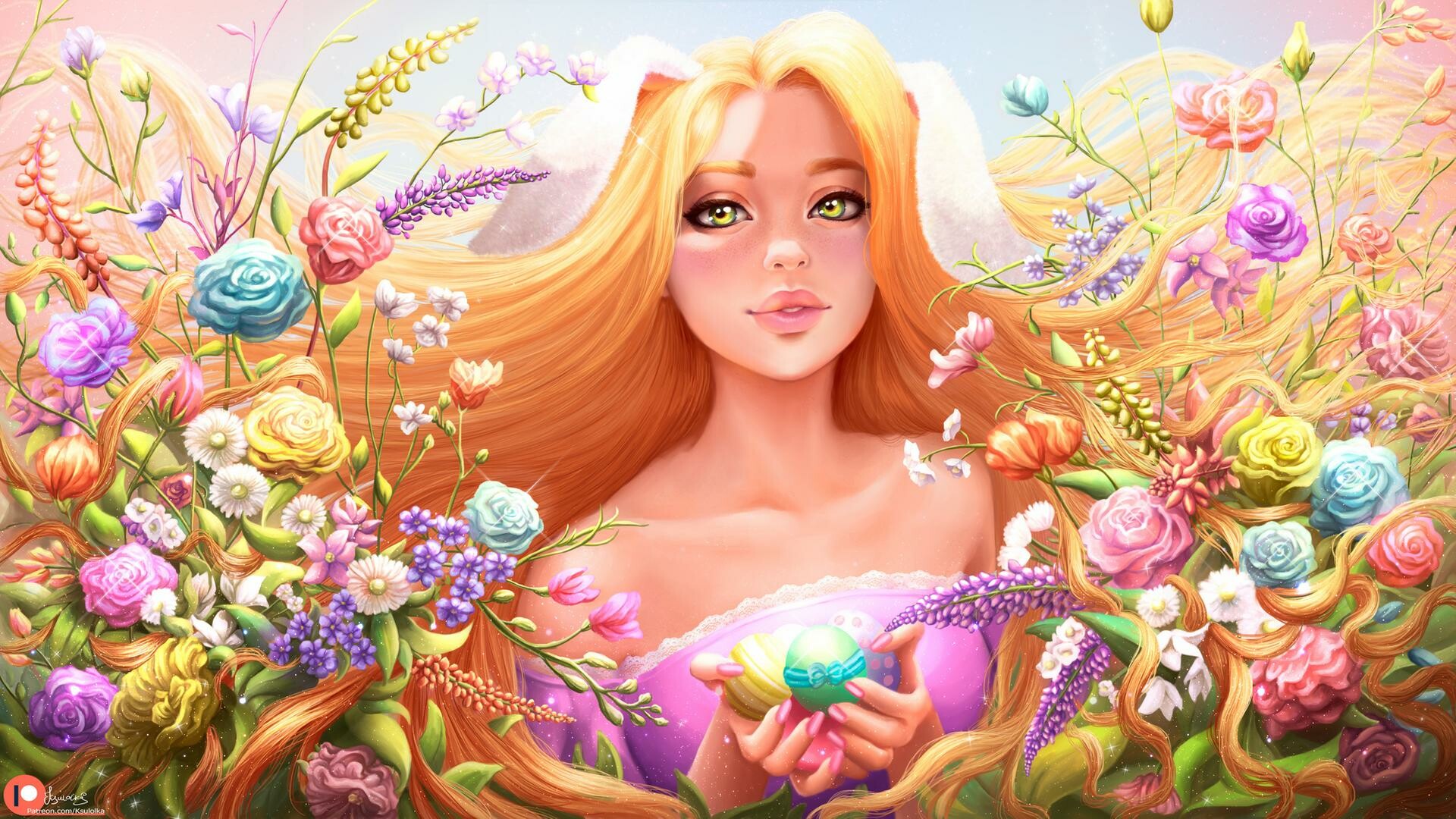 Artstation Rapunzel Wallpaper Ksulolka Art