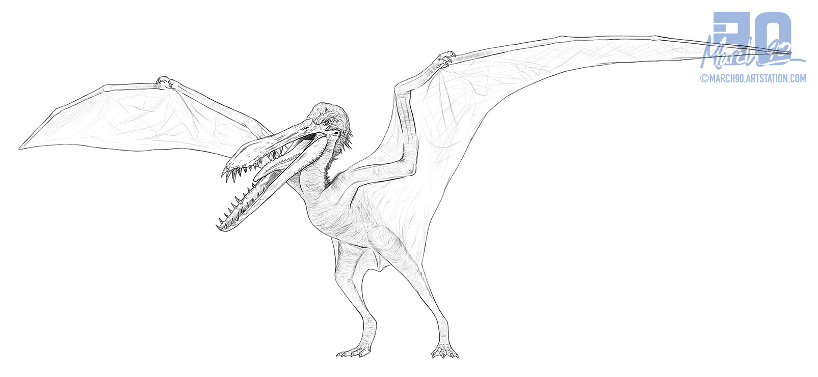 March 90 Jurassic Park Cearadactylus
