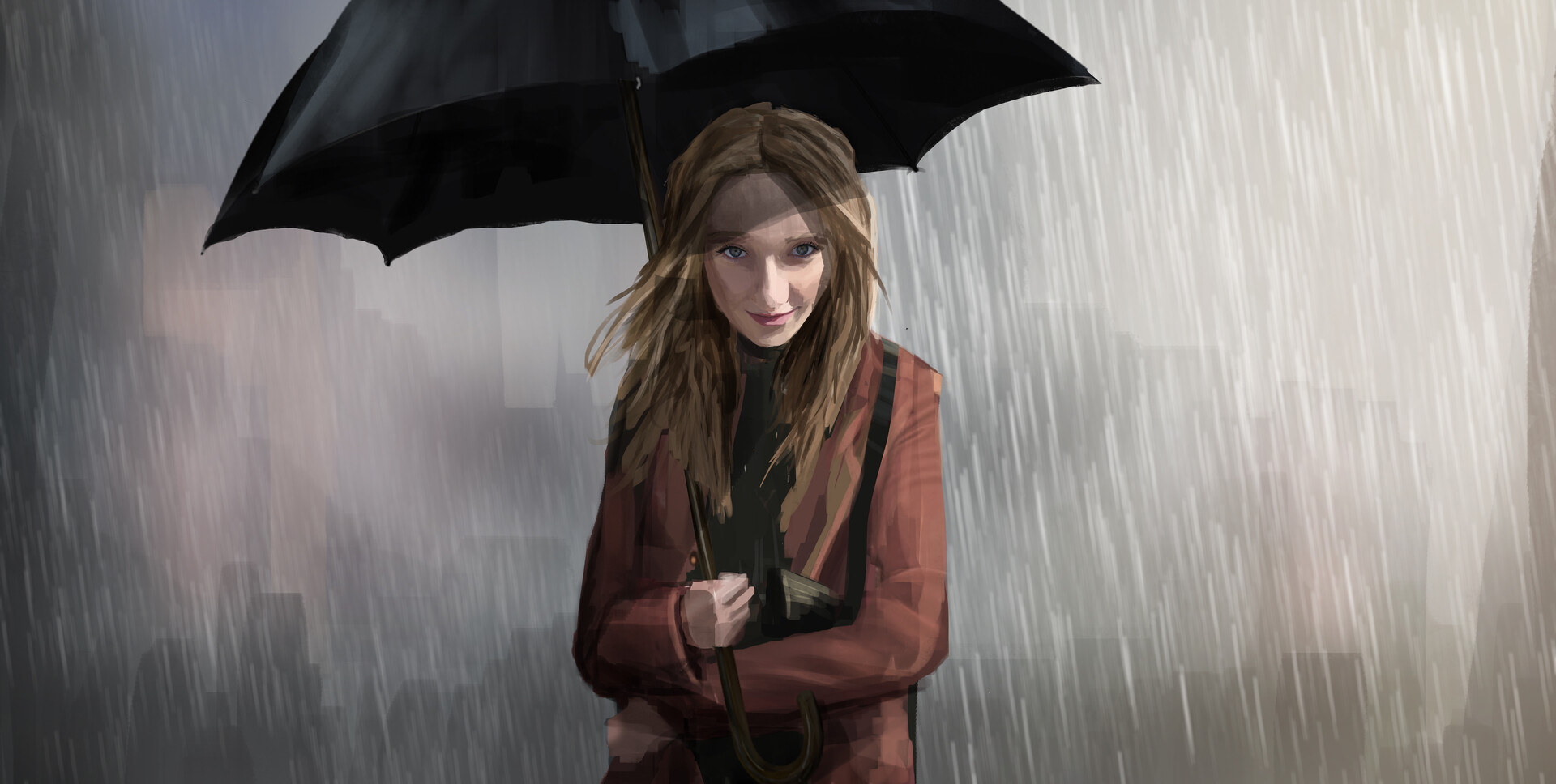 ArtStation - Rainy Portrait
