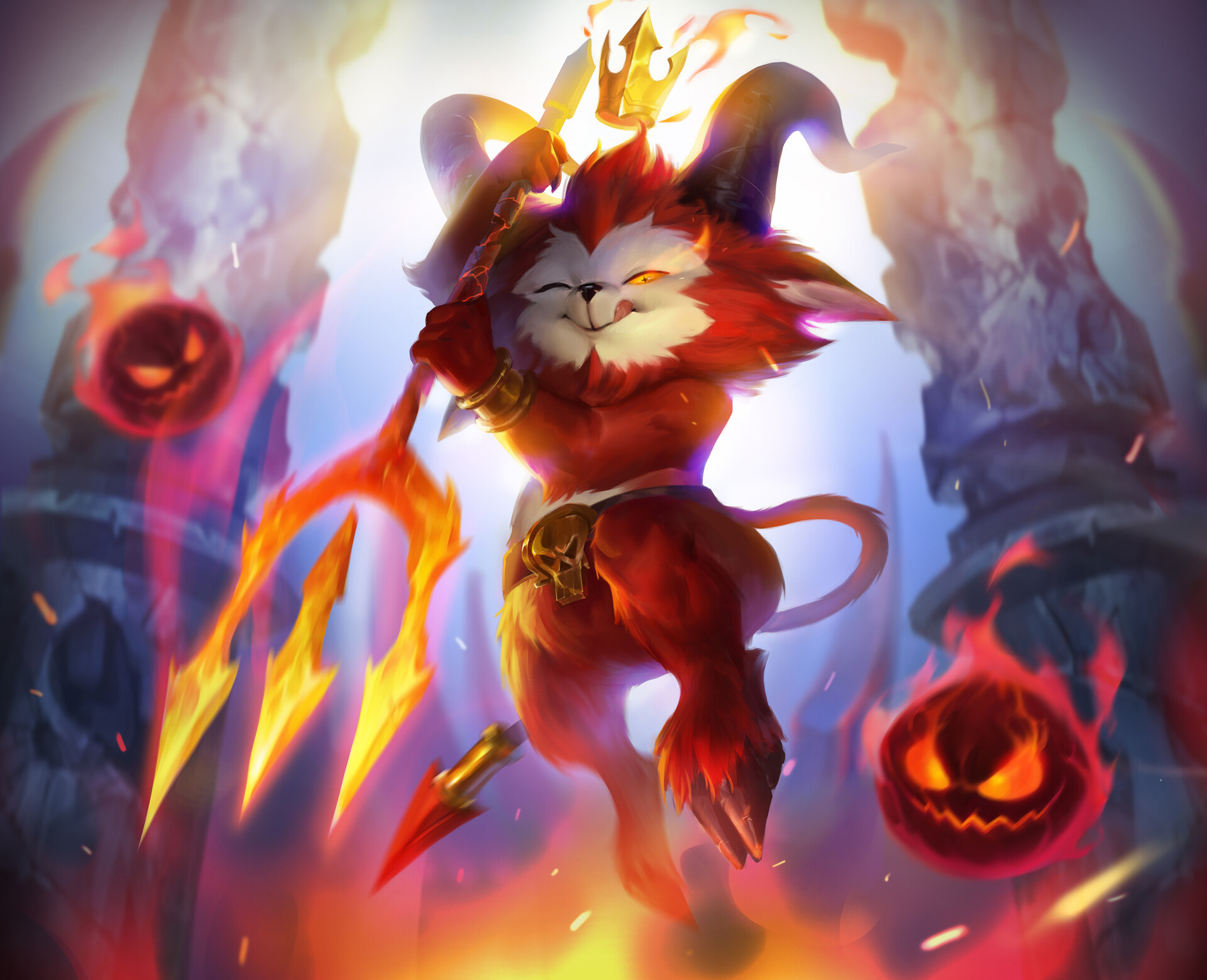 ArtStation - Little Devil Teemo - League Of Legends Fan Art