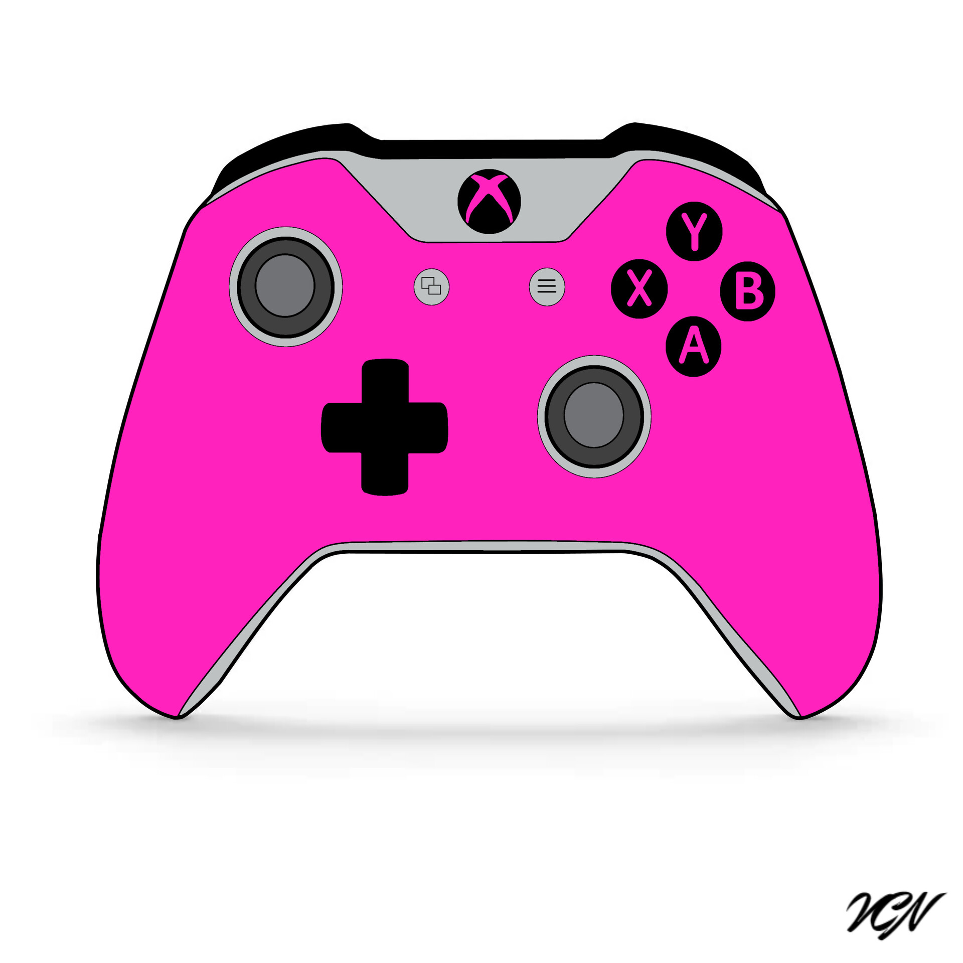 ArtStation - Pink Xbox Controller
