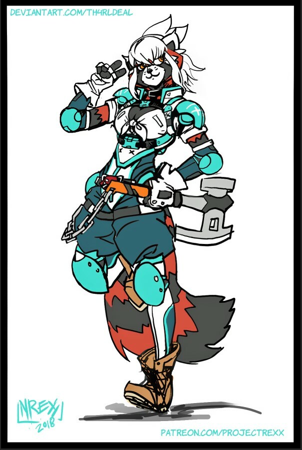 Nicodemus Holroyd One Piece Original Character Commission Panda