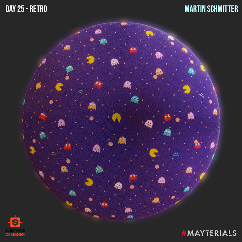 Mayterials - Day 25 - Retro (Stylized retro carpet)