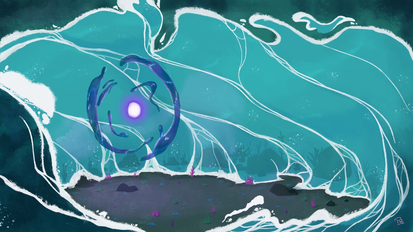 Orb in the Sea