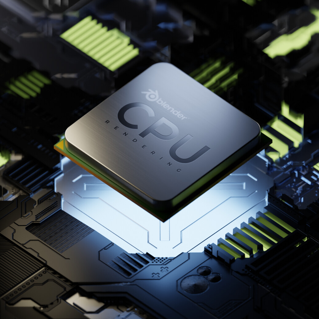 Animated Computer Cpu