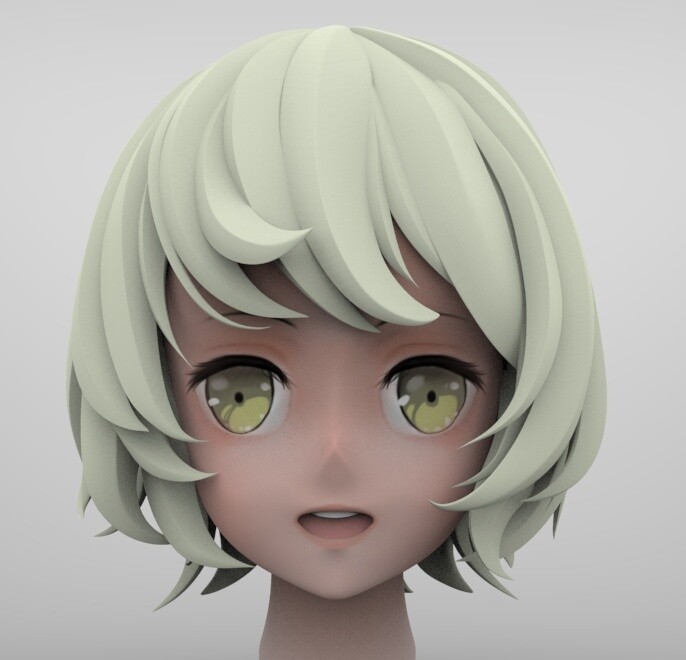 黑屋blackhouse 头雕练习 古明地恋