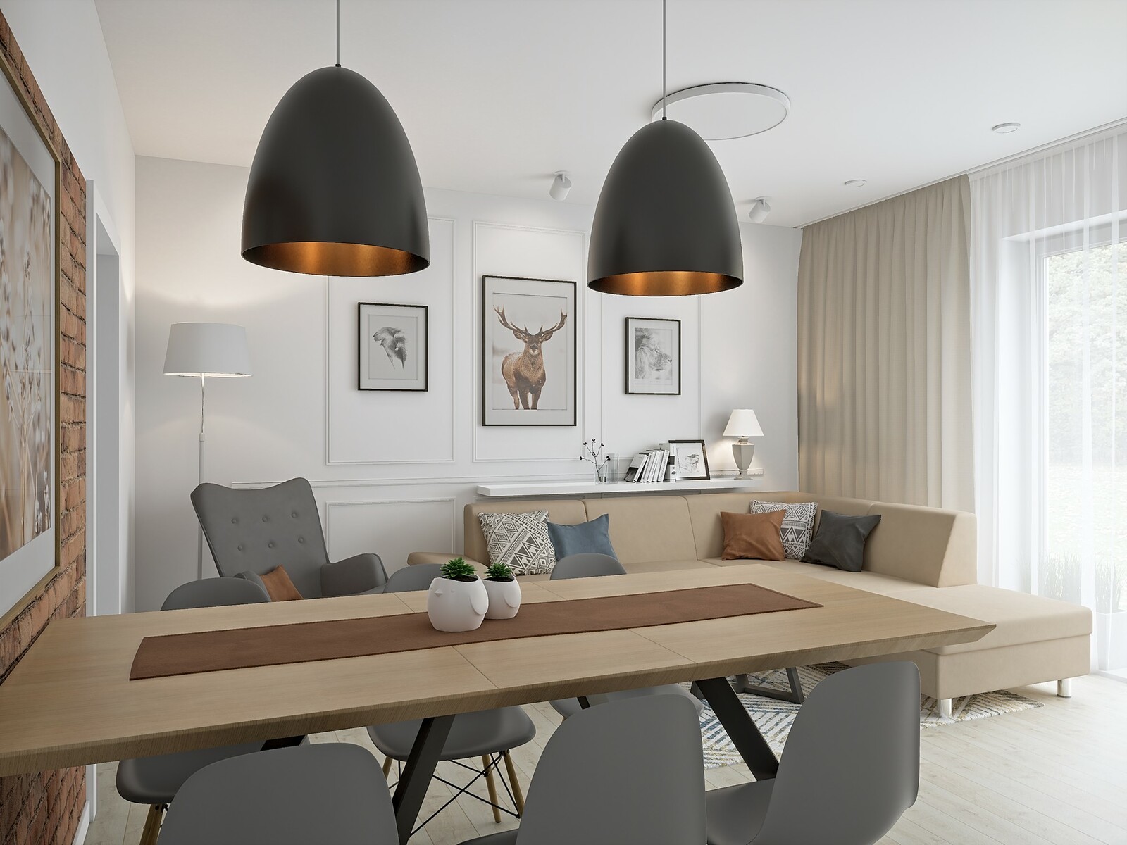 Livingroom Interior Archviz - Unreal Engine 4 / UE4 + nVidia RTX