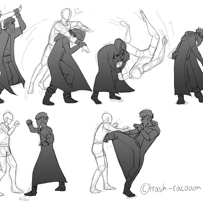 I'm trying to draw more “interactive” character poses. (Hanahiko and his  mother from DeathMark) : r/learntodraw