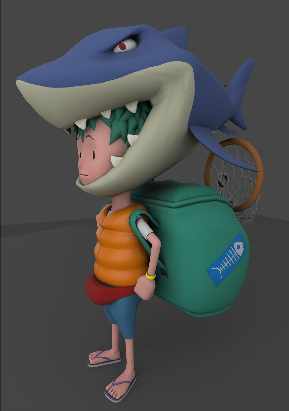 Denis Assakawa - 3D Character Shark Head