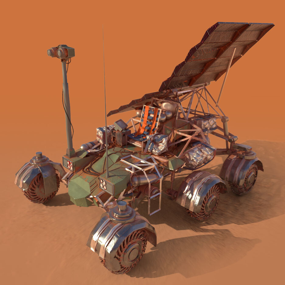 William Ruhlig - WIP Thread. - Hum3d Space Rover Challenge. Mars Rover