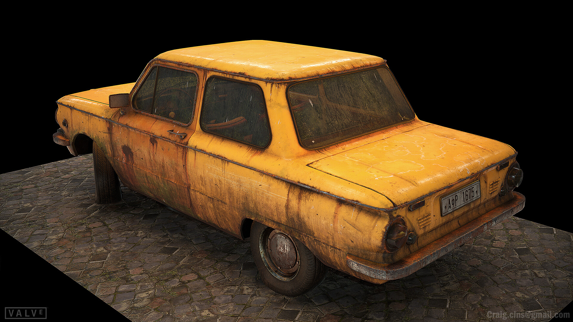 artstation half life alyx car a