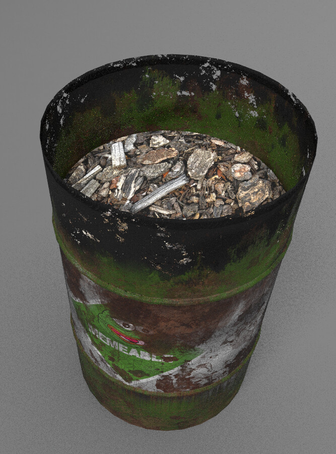 Alternative version of the barrel (Uses the same UVs