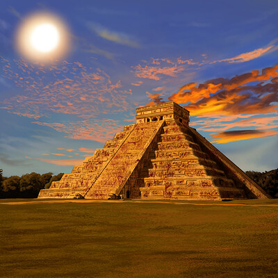 David okon aztec pyramid