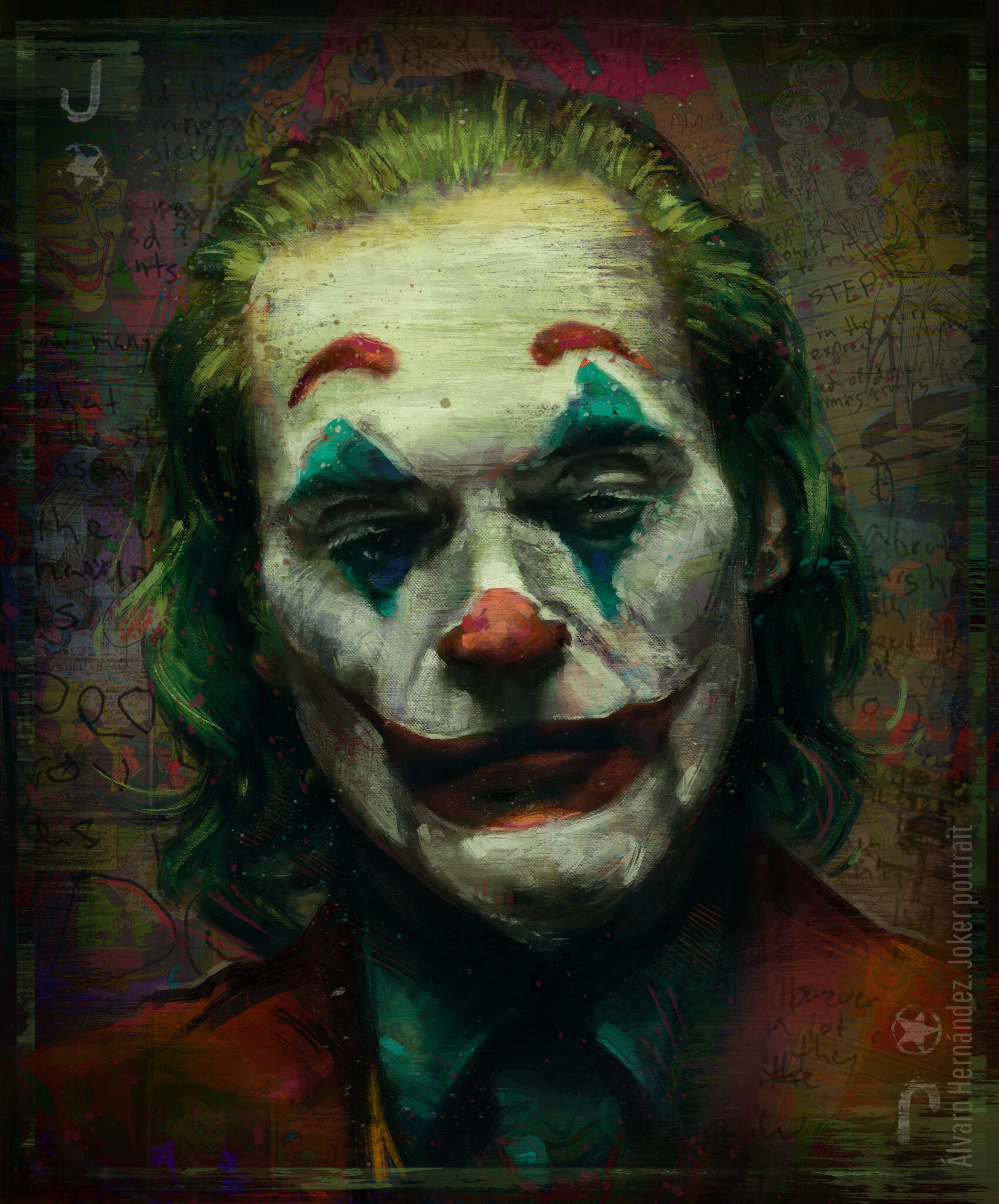 ArtStation - Joker Fan Art Portrait