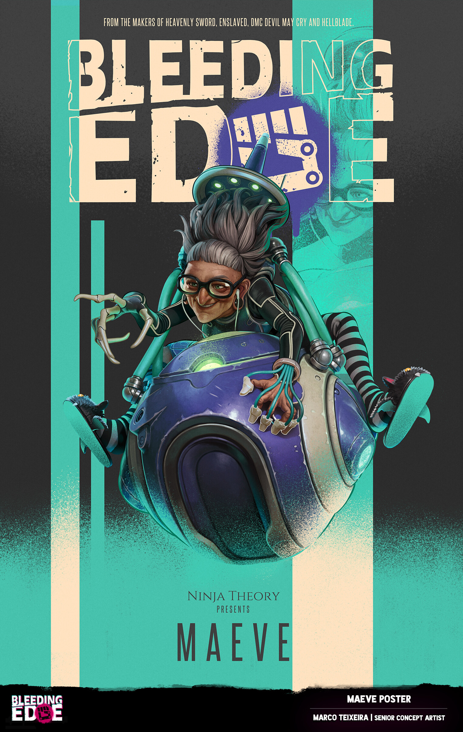 Marco Teixeira Digital Art Bleeding Edge POSTERS